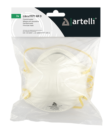 STOFMASKER LIBRA FFP1 NR D SINGLE (3ST)