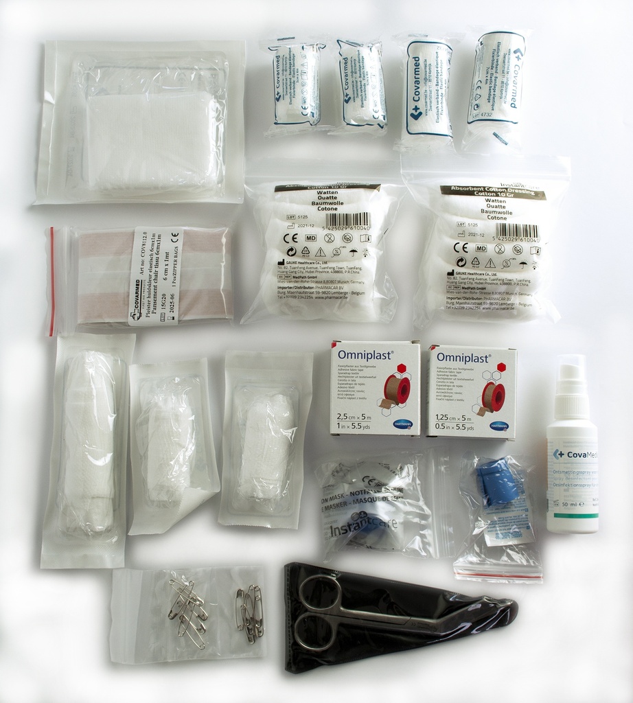 COFFRE PREMIERS SECOURS INDUSTRIE REMPLI (1PC)