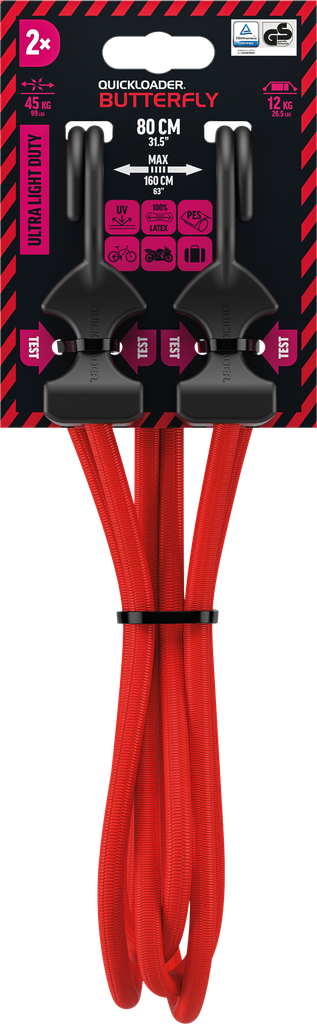 BUTTERFLY QBB80ULD 80CMX8MM 2-PACK (2PC)