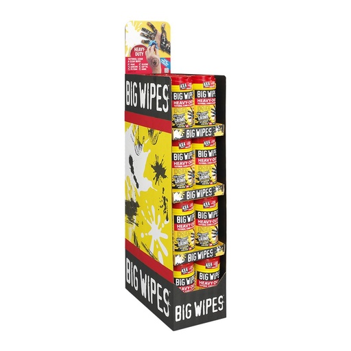 [1026597] BIG WIPES HEAVY DUTY SOLDISPLAY 32X80S (1PC)
