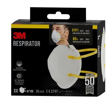 [1042882] STOFMASKER 8710E FFP1 (3ST)