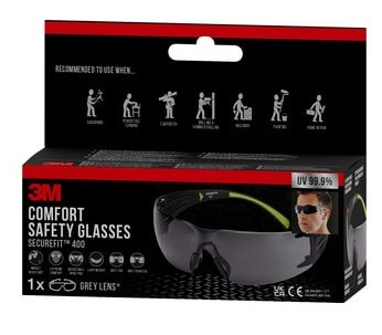 [1042878] LUNETTES DE SECURITE SF400G GETINT GRIS (1PC)