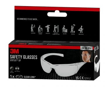 [1042896] LUNETTES DE SECURITE VIRC TRANSP (1PC)